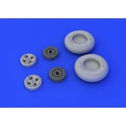 Hurricane Mk.I wheels for Airfix, 1/48 - Eduard Accessories 648229 2
