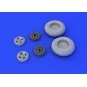 Hurricane Mk.I wheels for Airfix, 1/48 - Eduard Accessories 648229