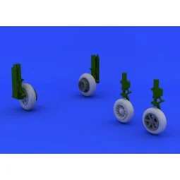 F-86F wheels for Hasegawa, 1/48 - Eduard Accessories 648235 2