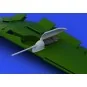 Bf 109 cannon pods for Eduard, 1/48 - Eduard Accessories 648246