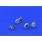 MiG-31 wheels for AMK, 1/48 - Eduard Accessories 648248