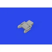 Bf 109G-2/G-4 gun barrels PRINT 1/72 EDUARD - Eduard Accessories 67...