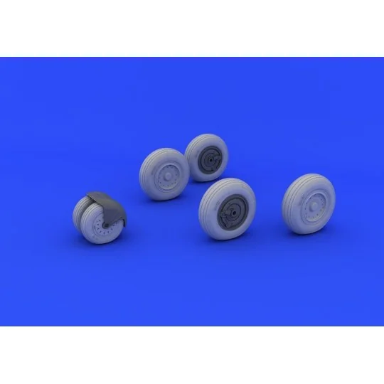MiG-31 wheels for AMK, 1/48 - Eduard Accessories 648248