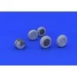 MiG-31 wheels for AMK, 1/48 - Eduard Accessories 648248
