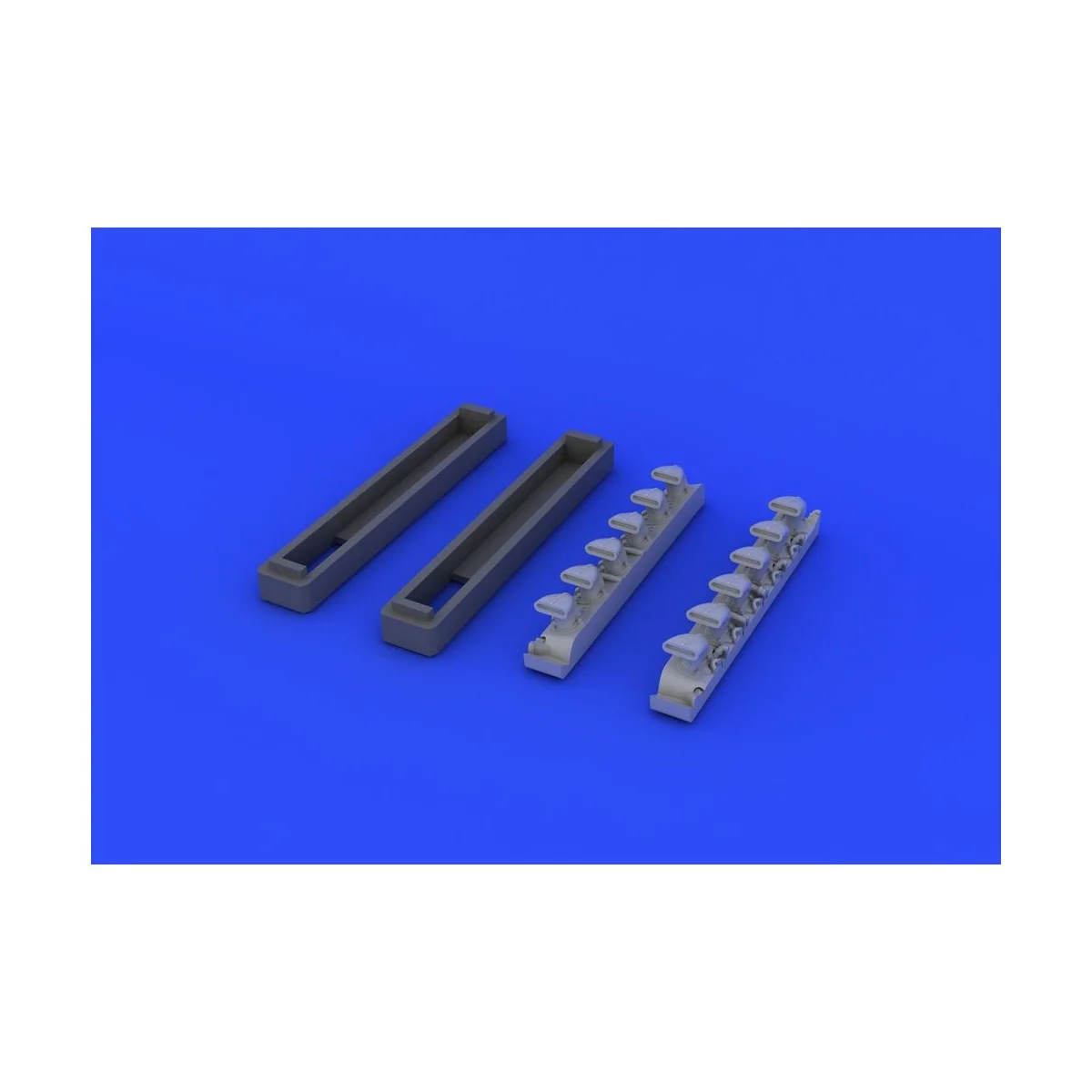 Bf 109G exhaust stacks for Eduard, 1/48 - Eduard Accessories 648247
