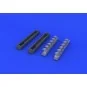 Bf 109G exhaust stacks for Eduard, 1/48 - Eduard Accessories 648247
