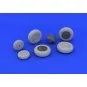 MiG-31 wheels for AMK, 1/48 - Eduard Accessories 648248