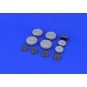 MiG-31 wheels for AMK, 1/48 - Eduard Accessories 648248
