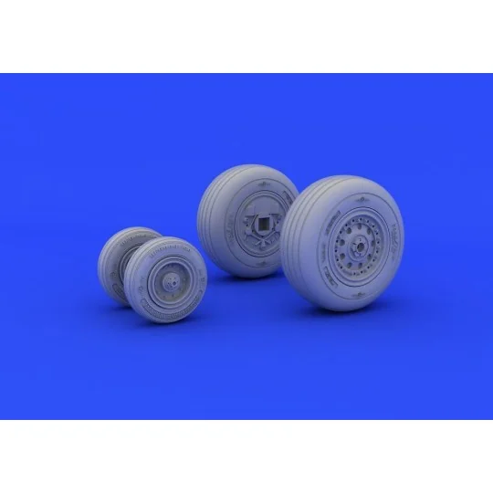 F-4J wheels for Academy, 1/48 - Eduard Accessories 648253