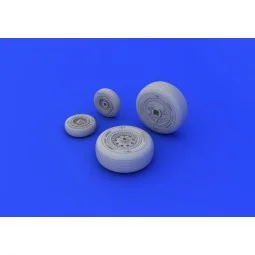 F-4J wheels for Academy, 1/48 - Eduard Accessories 648253 2