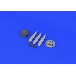 Bf 109G-6 propeller, 1/48 - Eduard Accessories 648255 2