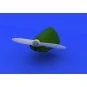 Bf 108 wooden proppeller for Eduard, 1/48 - Eduard Accessories 648256