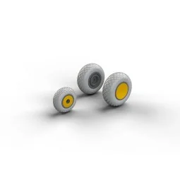 P-38 wheels for Academy, 1/48 - Eduard Accessories 648258