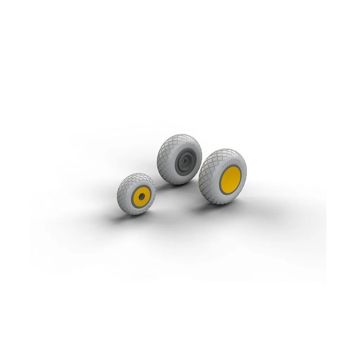 P-38 wheels for Academy, 1/48 - Eduard Accessories 648258