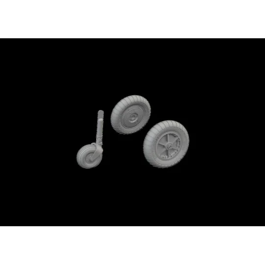 Bf 109G-2/G-4 wheels for bulged wings PRINT 1/72 - Eduard Accessori...