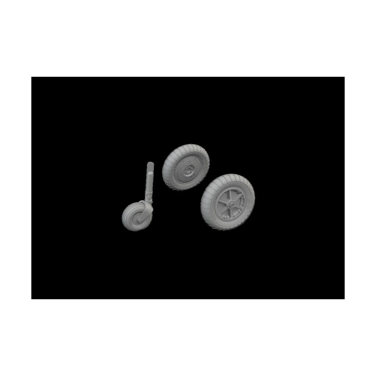Bf 109G-2/G-4 wheels for bulged wings PRINT, 1/72 - Eduard Accessor...