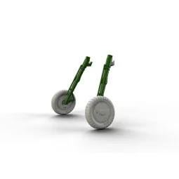 Bf 109G-6 wheels, 1/48 - Eduard Accessories 648261