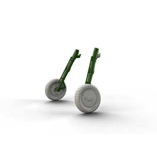 Bf 109G-6 wheels, 1/48 - Eduard Accessories 648261