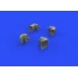 Harrier GR Mk.7/9 exhaust nozzles for Eduard/Hasegawa, 1/48 - Eduar...