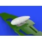 Bf 109G external fuel tanks for Eduard, 1/48 - Eduard Accessories 6...