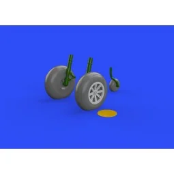 P-40B wheels for Airfix, 1/48 - Eduard Accessories 648270