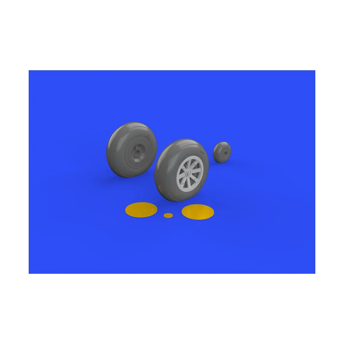 P-40B wheels for Airfix, 1/48 - Eduard Accessories 648270
