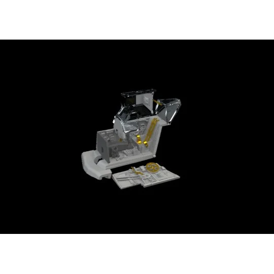 Bf 109G-4 cockpit PRINT, 1/72 - Eduard Accessories 672343