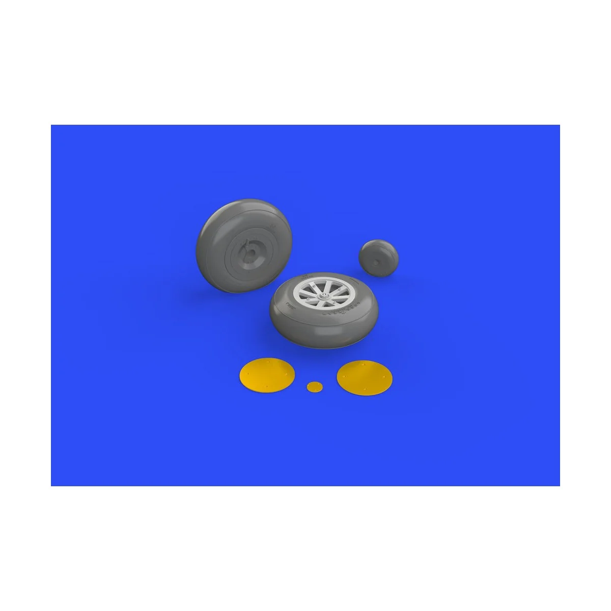 P-40B wheels for Airfix, 1/48 - Eduard Accessories 648270