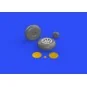 P-40B wheels for Airfix, 1/48 - Eduard Accessories 648270