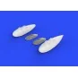 Bf 109G external fuel tanks for Eduard, 1/48 - Eduard Accessories 6...