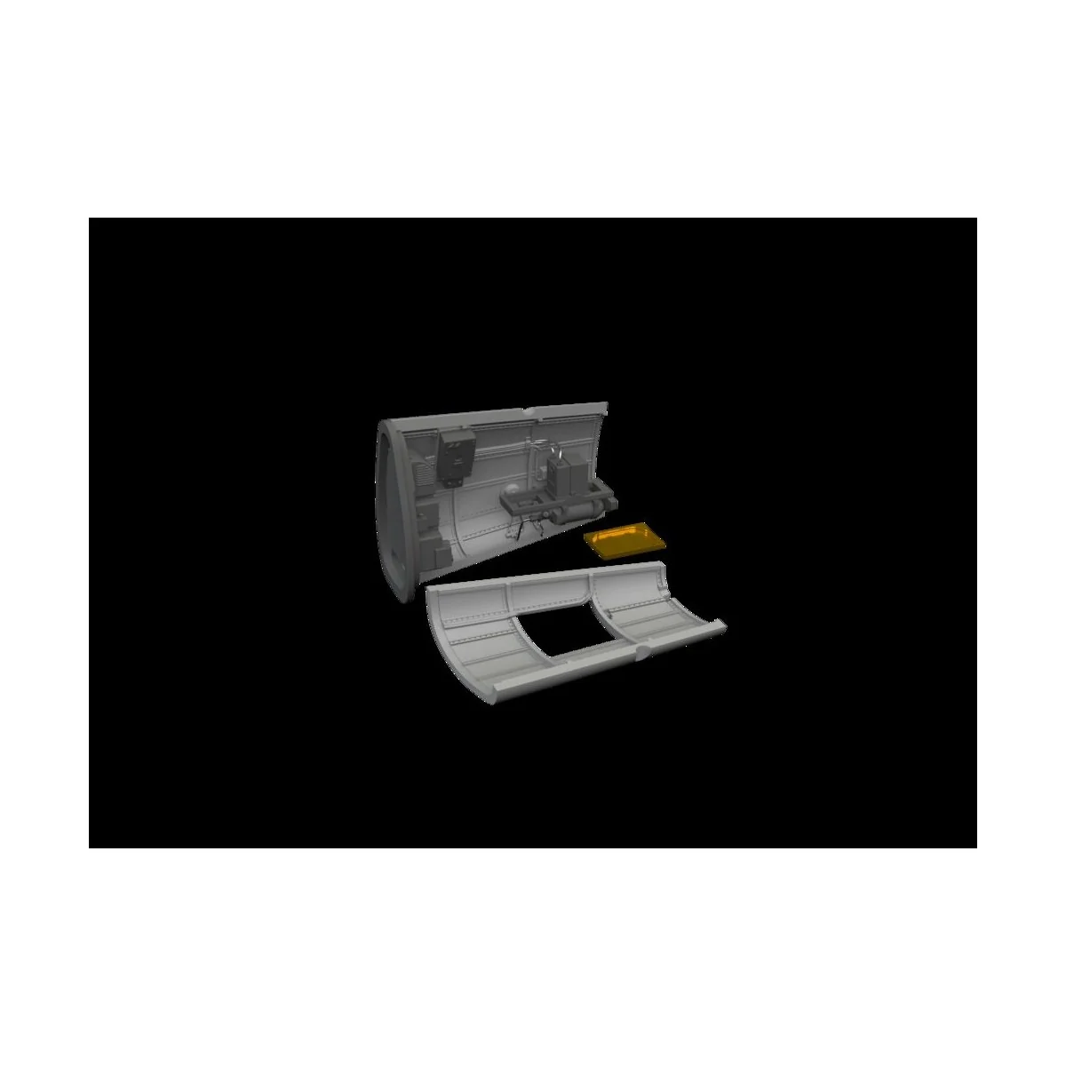 Bf 109G radio compartment PRINT, 1/72 - Eduard Accessories 672344