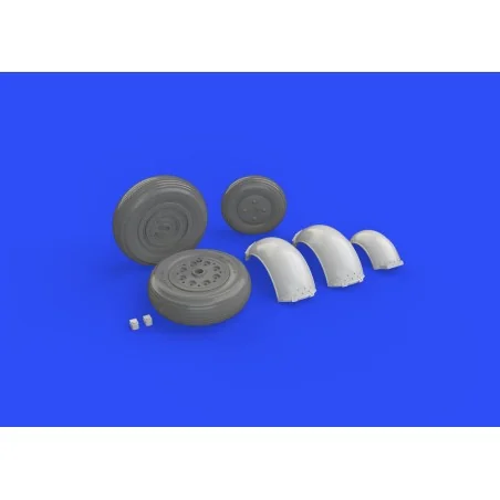 Meteor F.8 wheels for Airfix, 1/48 - Eduard Accessories 648272
