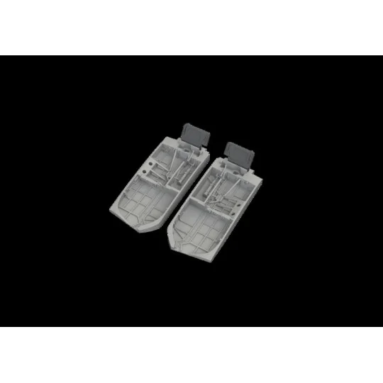 F6F wheel bays PRINT 1/72 - Eduard Accessories 672345