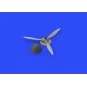 Bf 109F propeller EARLY for Eduard, 1/48 - Eduard Accessories 648289