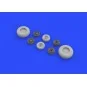 F-14A wheels for Tamiya, 1/48 - Eduard Accessories 648290