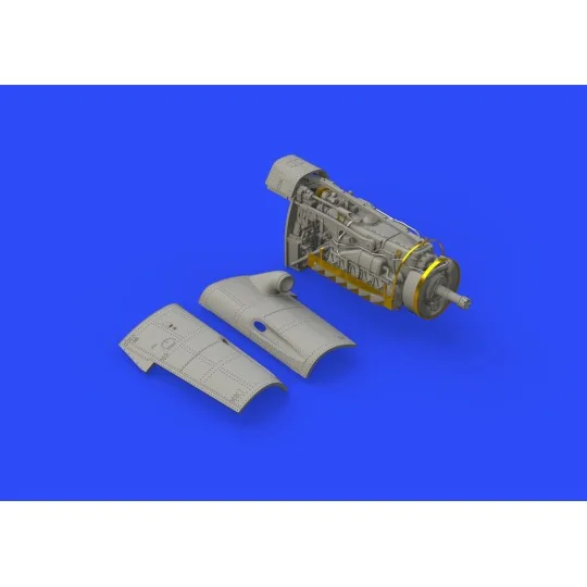 Bf 109F engine & fuselage guns f.Eduard, 1/48 - Eduard Accessories ...