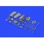 Bf 109F engine & fuselage guns f.Eduard, 1/48 - Eduard Accessories ...