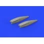 Crusader air intakes for Hasegawa, 1/48 - Eduard Accessories 648301