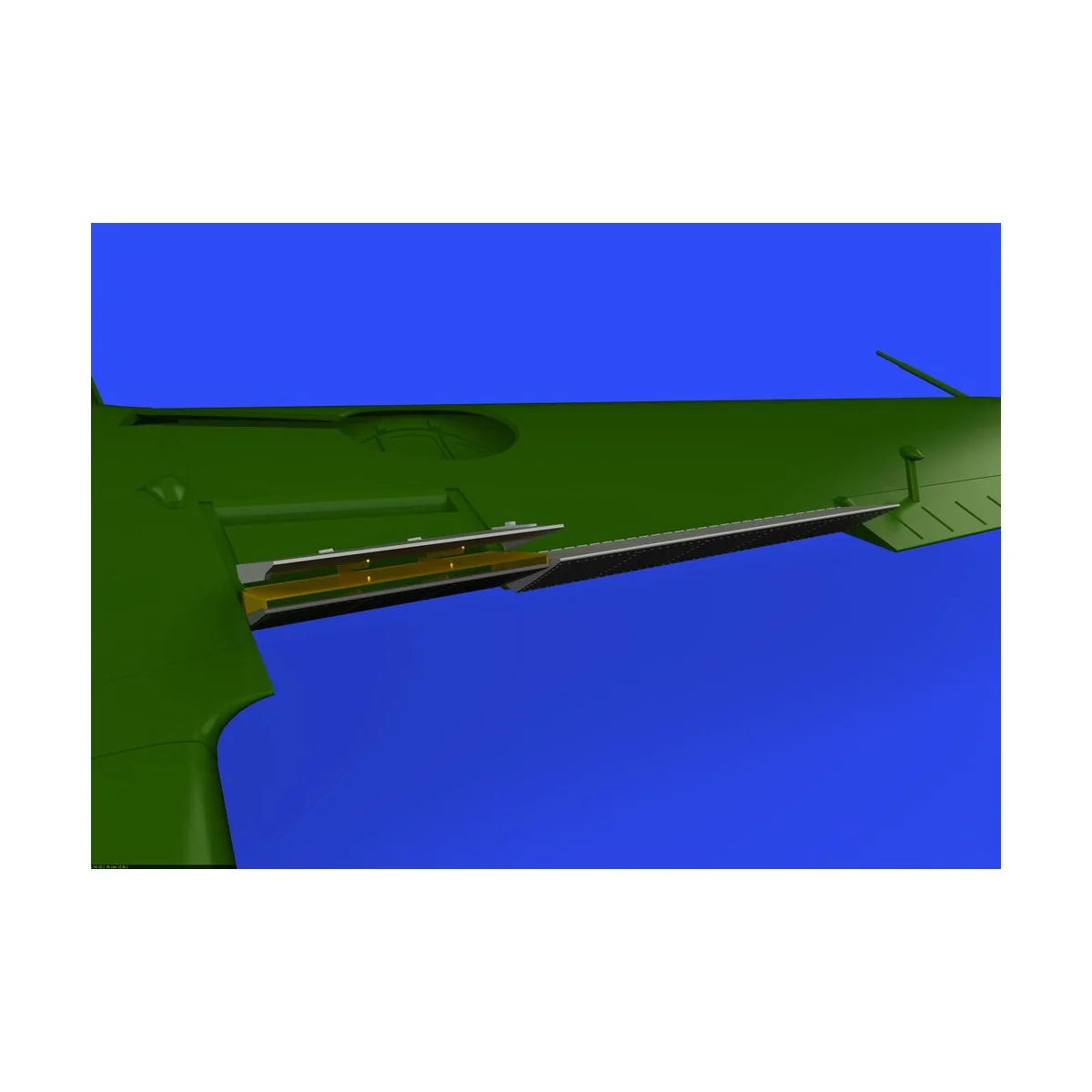 Bf 109F landing flaps for Eduard, 1/48 - Eduard Accessories 648291