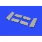 Bf 109F landing flaps for Eduard, 1/48 - Eduard Accessories 648291