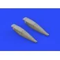 Crusader air intakes for Hasegawa, 1/48 - Eduard Accessories 648301