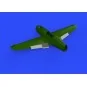 Bf 109F landing flaps for Eduard, 1/48 - Eduard Accessories 648291