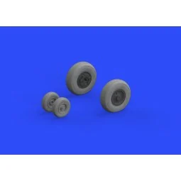 F-14A wheels early for Tamiya, 1/48 - Eduard Accessories 648304