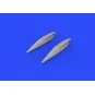 Crusader air intakes for Hasegawa, 1/48 - Eduard Accessories 648301