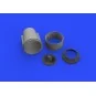 Crusader exhaust nozzle for Hasegawa, 1/48 - Eduard Accessories 648302