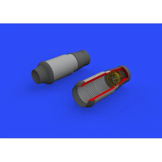 F-14A exhaust nozzles for Tamiya, 1/48 - Eduard Accessories 648311
