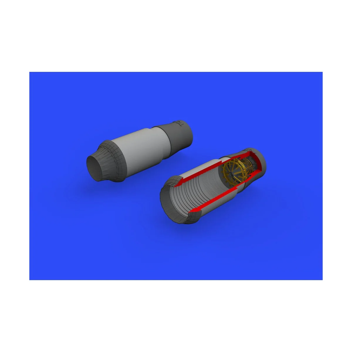 F-14A exhaust nozzles for Tamiya, 1/48 - Eduard Accessories 648311