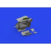 Bf 109F engine PRINT 1/72 EDUARD - Eduard Accessories 672350
