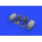 F-14A exhaust nozzles for Tamiya, 1/48 - Eduard Accessories 648311