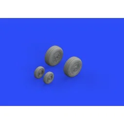 F-4J wheels for Zoukei Mura, 1/48 - Eduard Accessories 648313